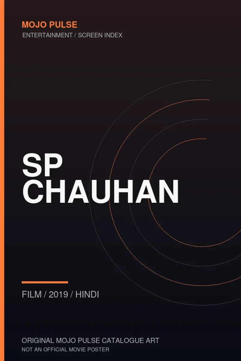 SP Chauhan 10 Mojo Pulse original catalogue cover for SP Chauhan (not an official poster)