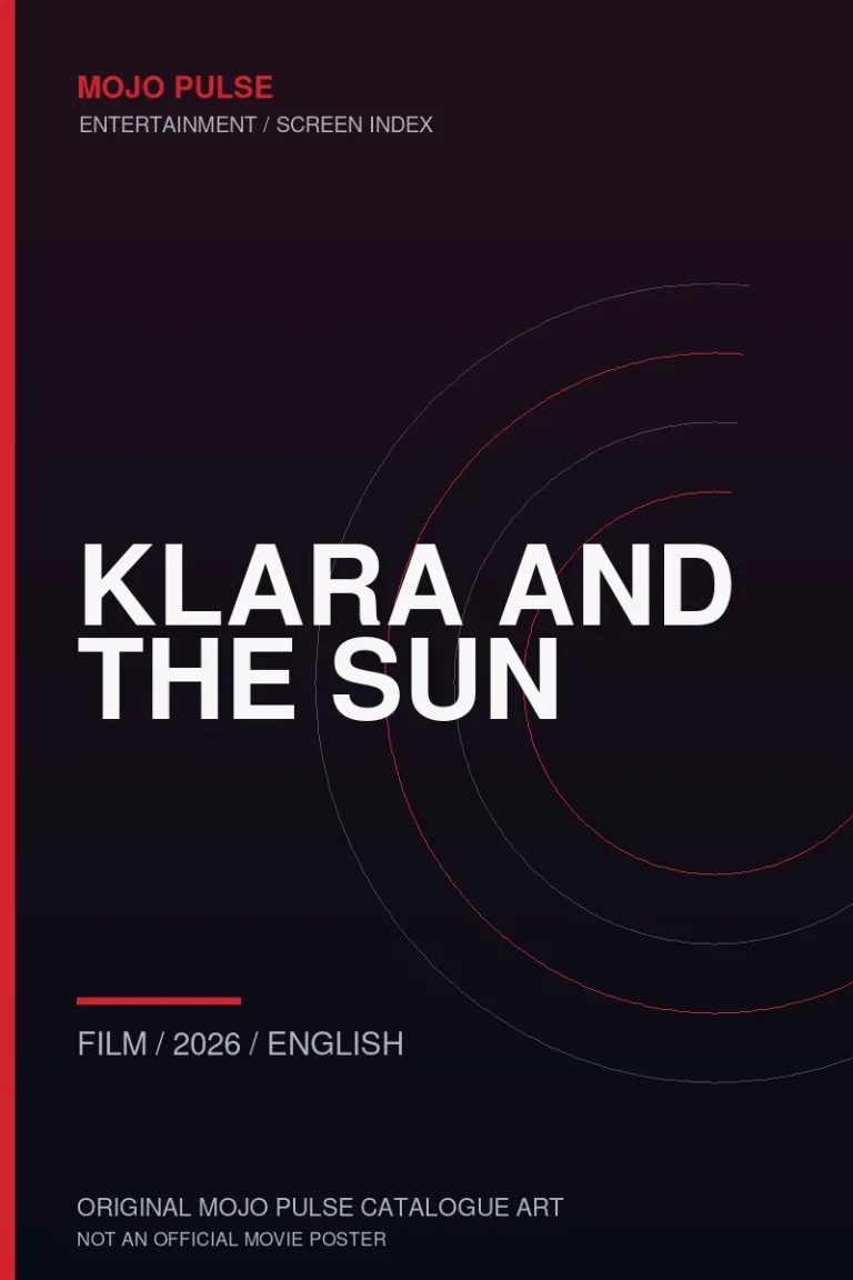 Mojo Pulse original catalogue cover for Klara and the Sun (not an official poster)