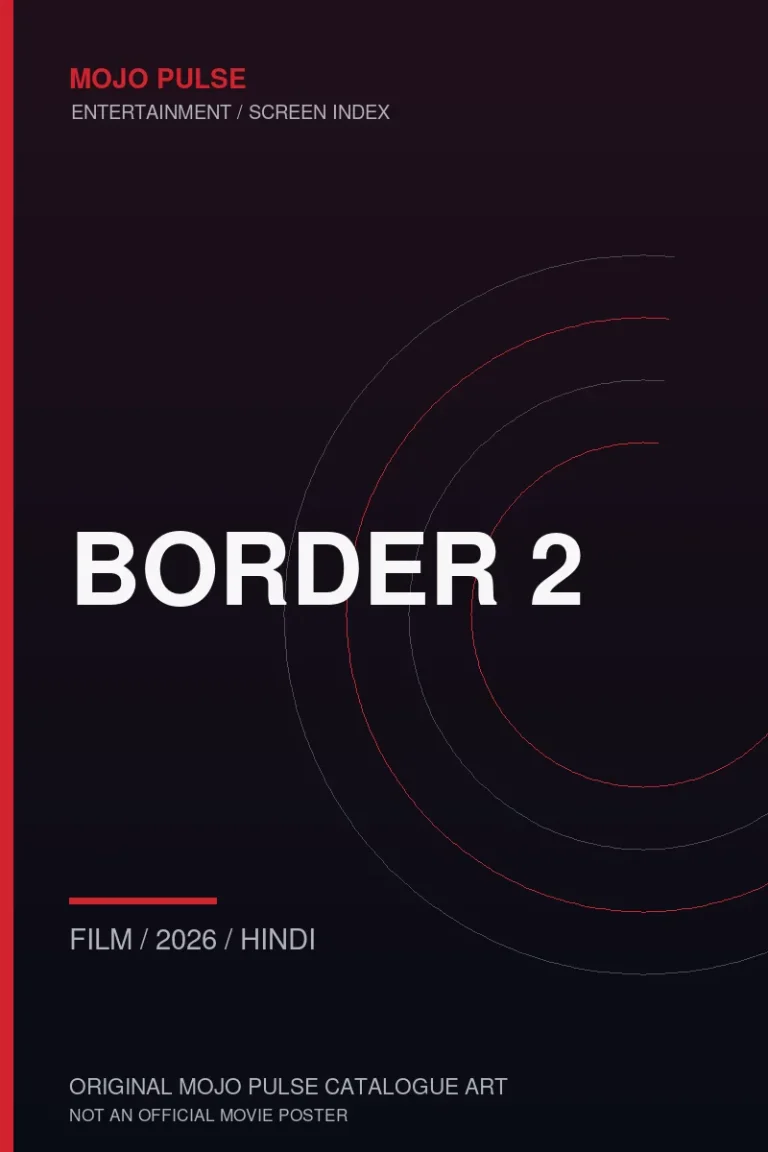 Border 2 5 Mojo Pulse original catalogue cover for Border 2 (not an official poster)