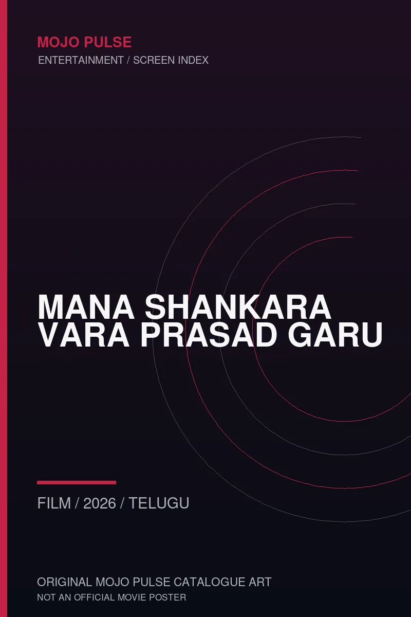 Mojo Pulse original catalogue cover for Mana Shankara Vara Prasad Garu (not an official poster)