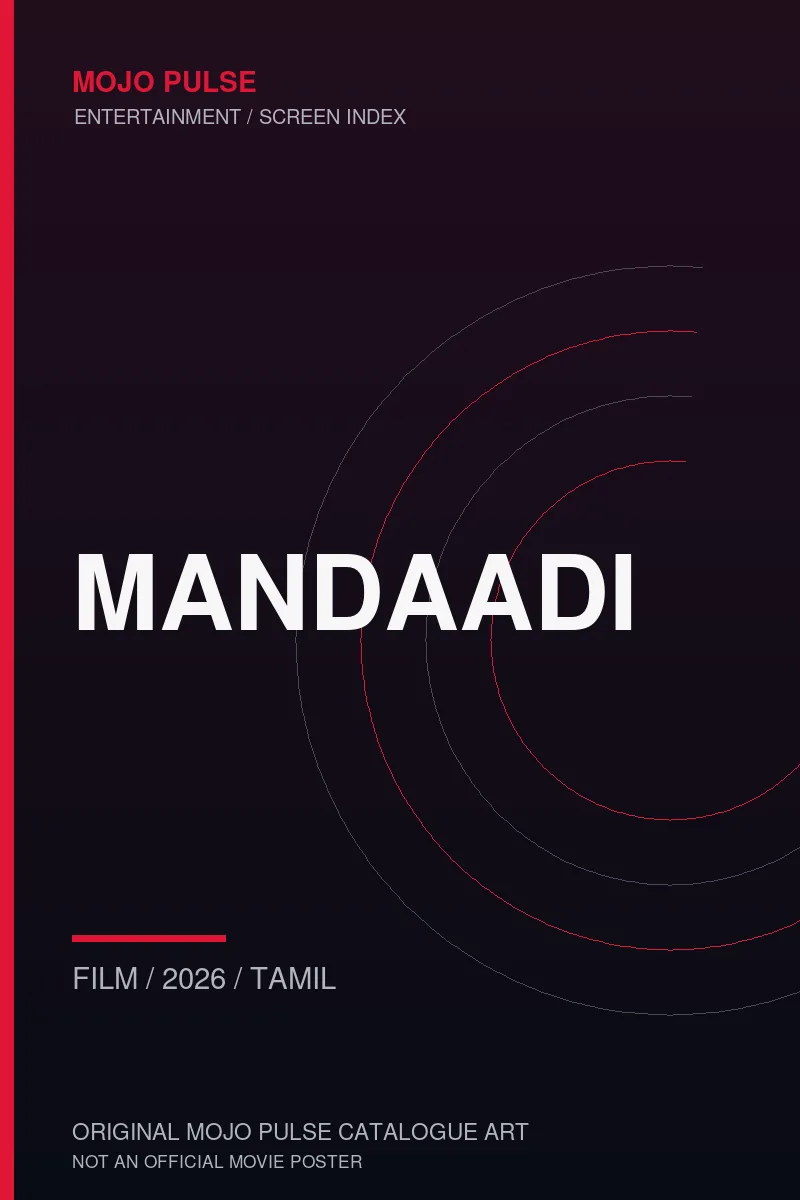 Mojo Pulse original catalogue cover for Mandaadi (not an official poster)