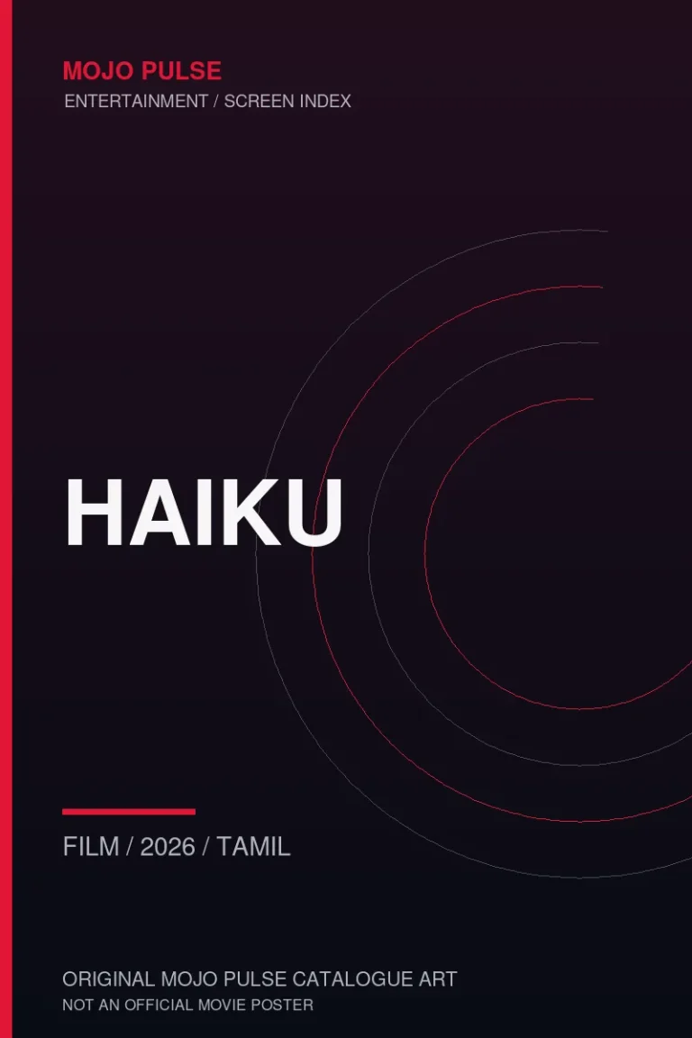 Mojo Pulse original catalogue cover for Haiku (not an official poster)