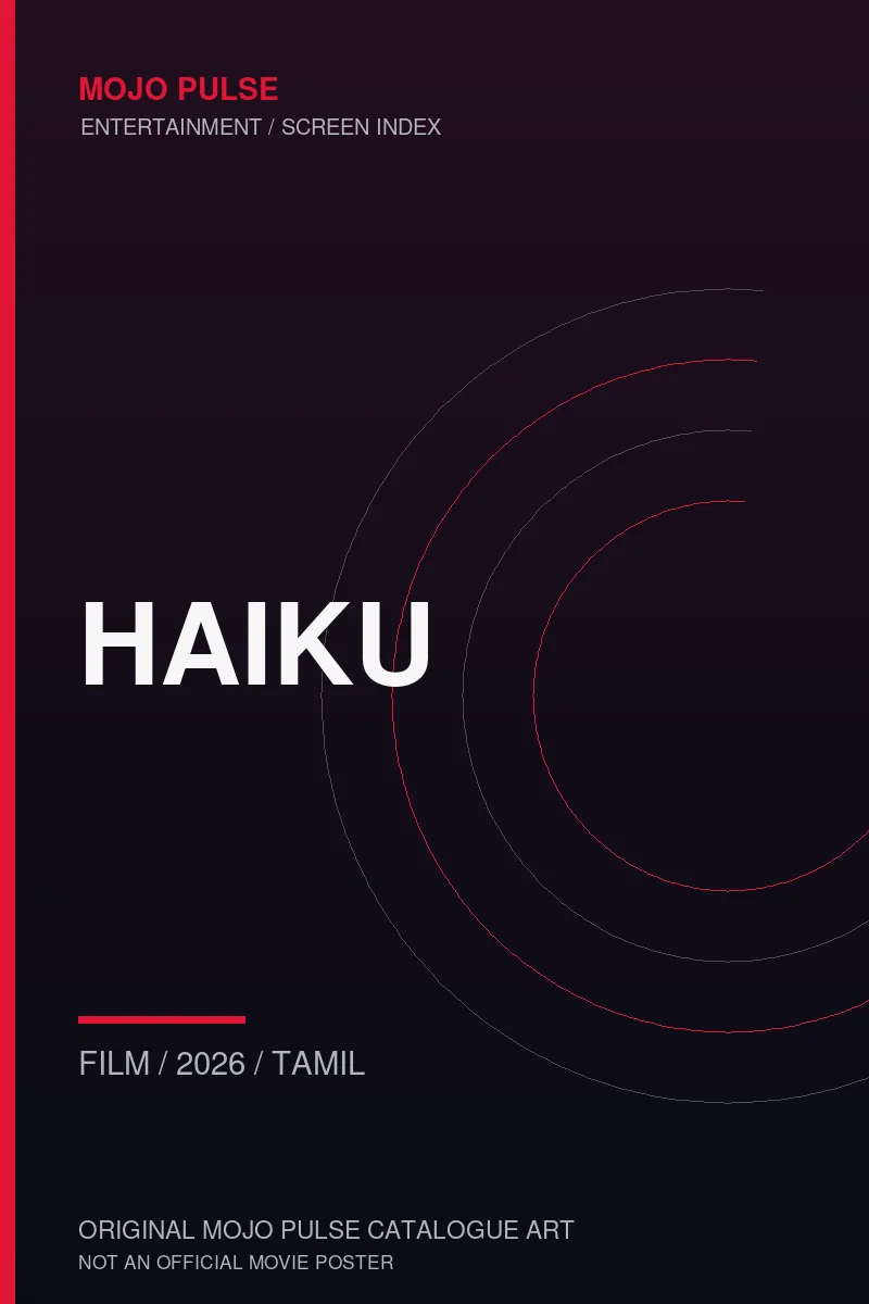 Mojo Pulse original catalogue cover for Haiku (not an official poster)